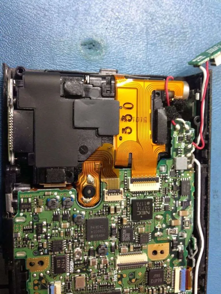 optica averiada de camara digital nikon