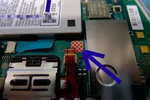 foto del interior de una psp go