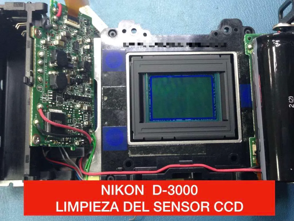Limpiando CCD Camara Nikon D3000