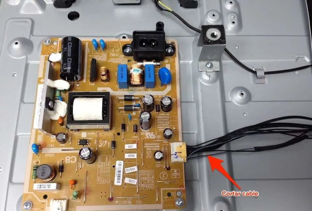 adaptando fuente tv samsung a pay tv