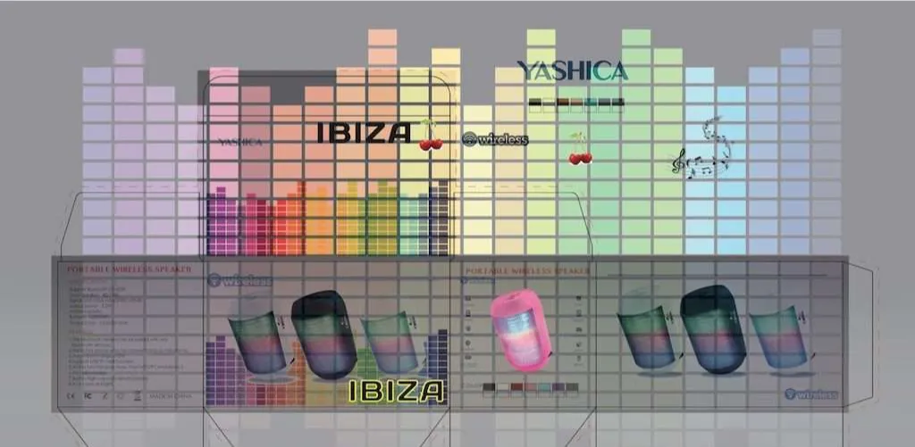 diseño de caja OEM altavoz mp3 Juan Luis Martel