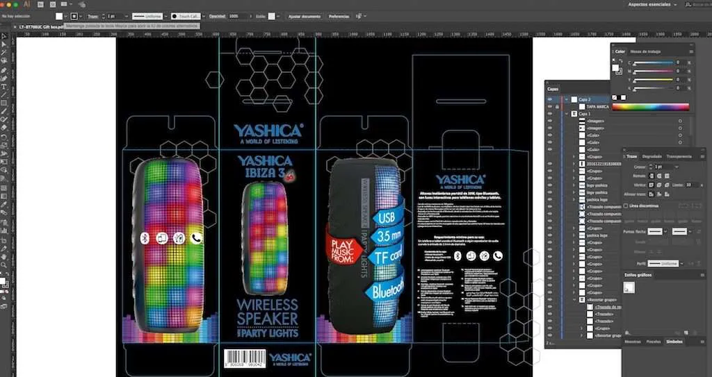 diseño de caja OEM altavoz potente mp3 chino Juan Luis Martel