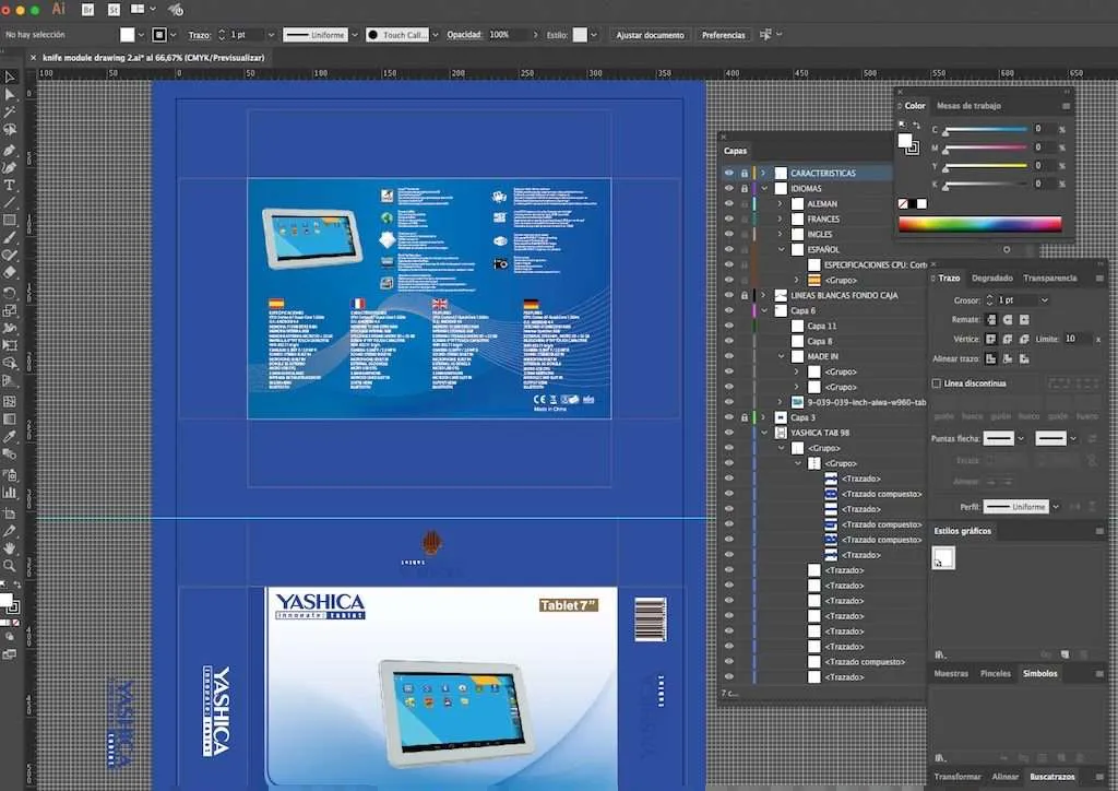 diseño de caja OEM tablet chino Juan Luis Martel
