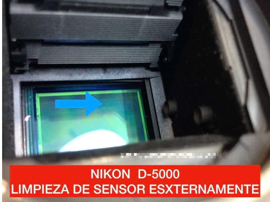Polvo en el sensor Ccd de una camara Nikon d5000