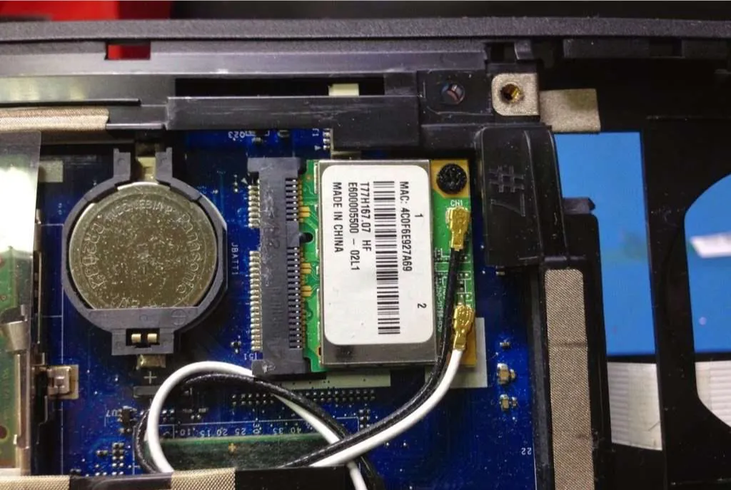 reparar portátil tarjeta wifi