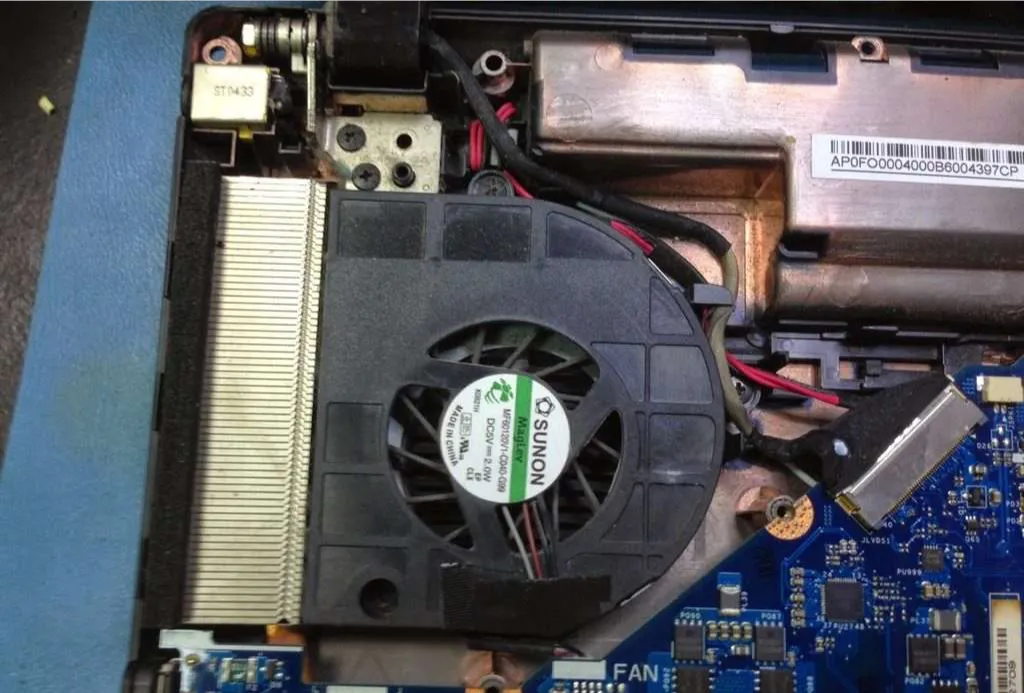 reparar portátil ventilador