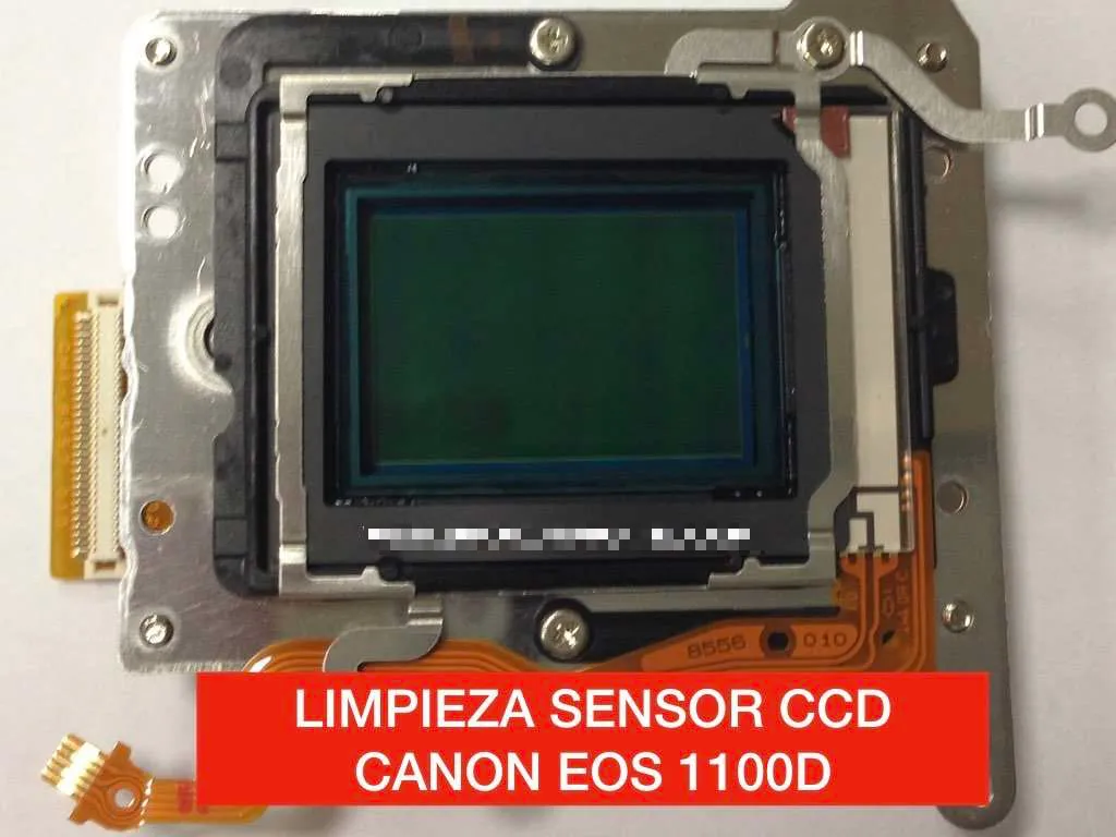 limpieza de sensor CCD Canon