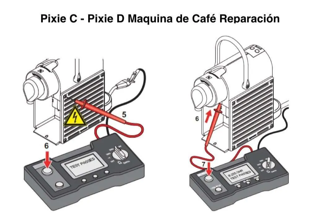 toma de tierra de cafeteras eléctricas nespresso