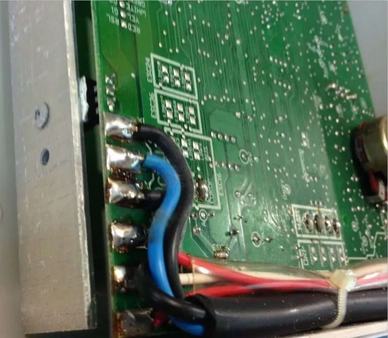 Cables del transformador del Clorador Salino Promatic de Monarch