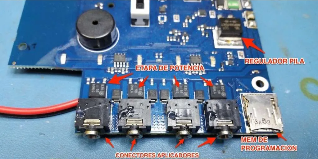 conectores de salida del biomag lumina