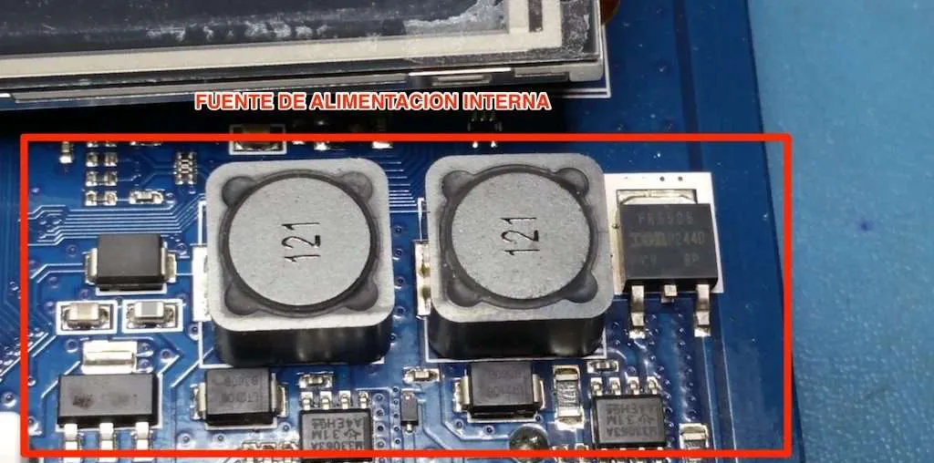 reparación de biomag lumina circuito de fuente de alimentación interna