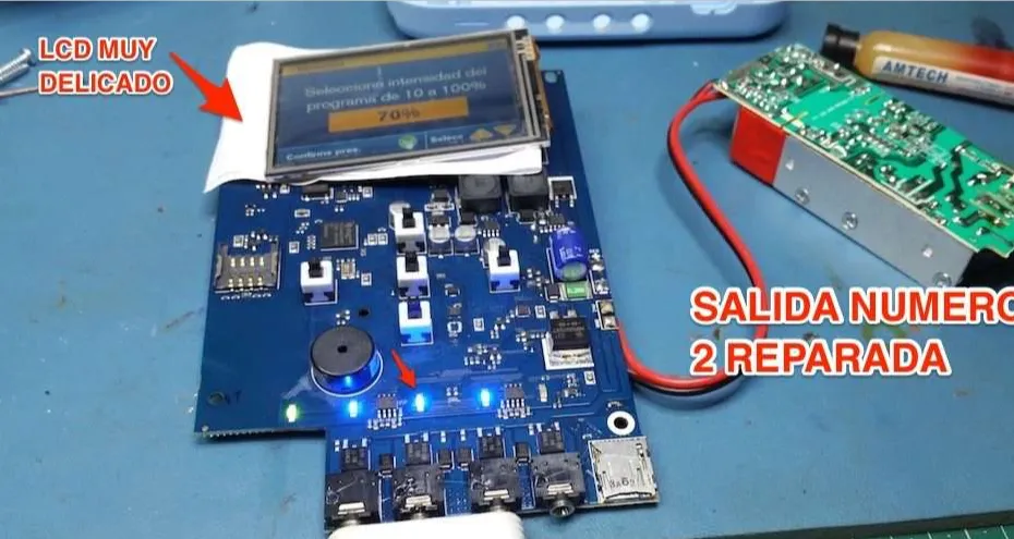 reparación de biomag lumina salida numero 2 reparada