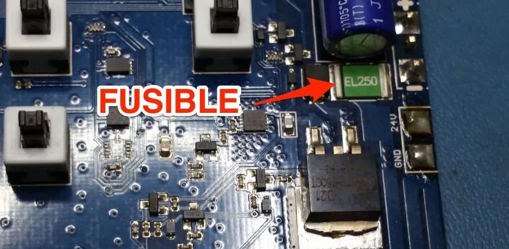 reparación de biomag lumina fusible de protección interna