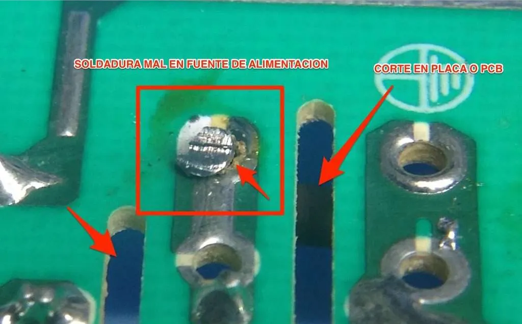 reparación de biomag lumina soldadura mal estado