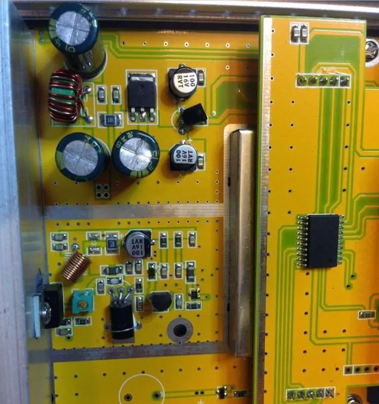 Circuito amplificador a mosFet de la emisora de FM 88 a 108