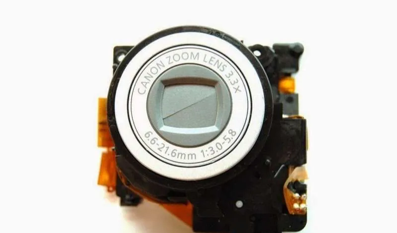 reparación cámaras digitales sustitución de bloque de lente o óptica en camaras compactas