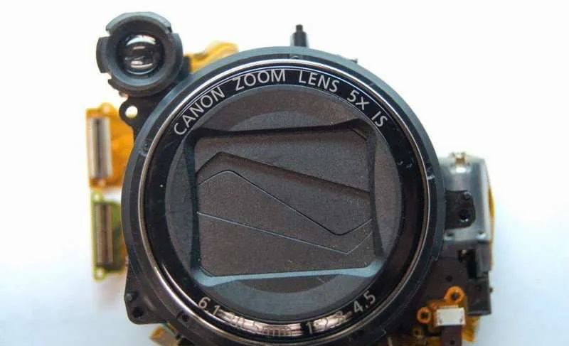 reparación cámaras digitales canon bloque de lente