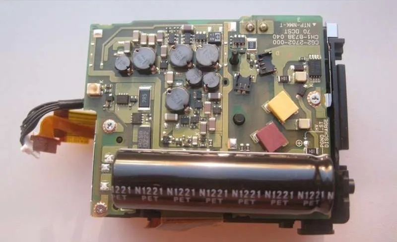 reparación cámaras digitales main pcb de flash