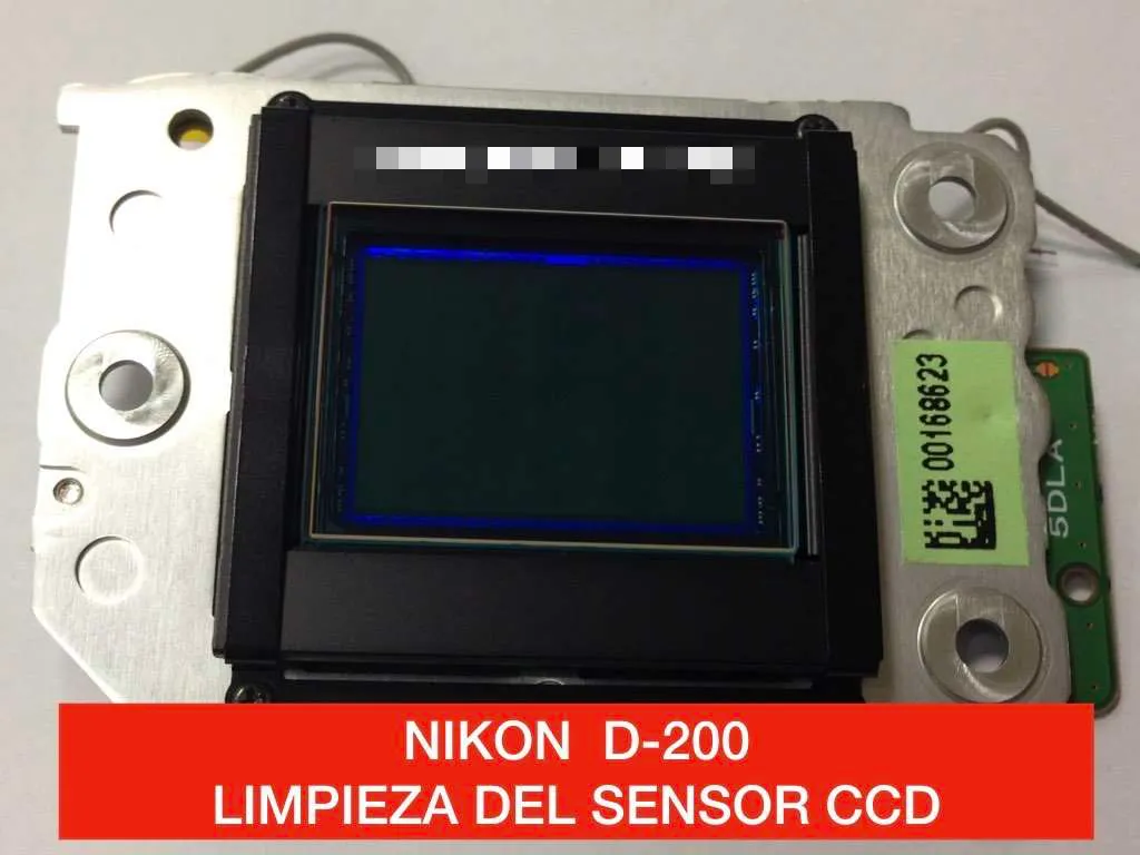 limpieza sensor ccd nikon