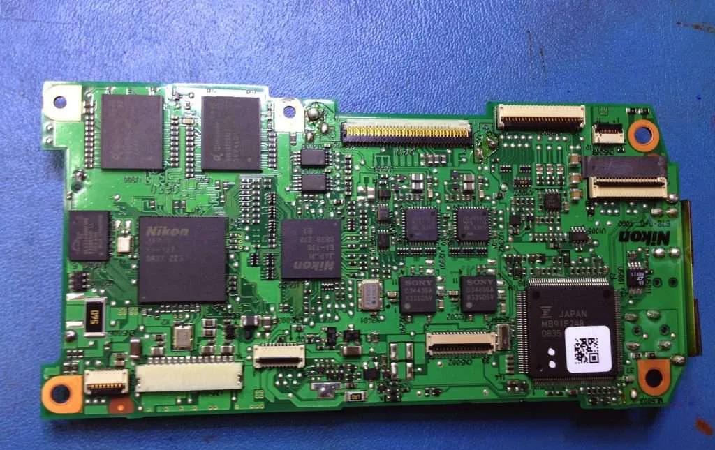 Síputo Impreso cámara fotográfica Nikon D 60 lado de los conectores