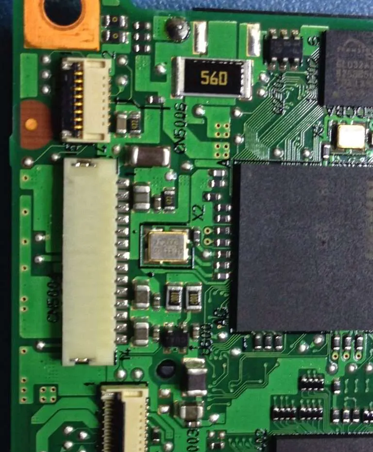 Fusibles en cámara fotográfica Nikon D 60